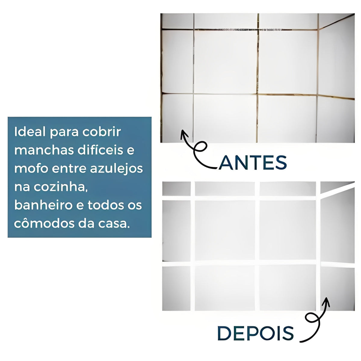 Caneta Rejunte Reparadora Permanente - (ÚLTIMAS UNIDADES!)