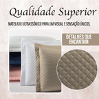 Kit Com 2 Porta Travesseiro 100% Impermeável Matelado