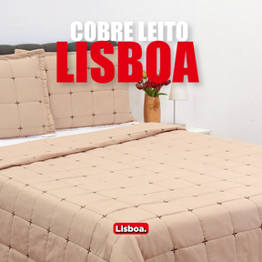 Kit Enxoval 9 peças Completo Cobre Leito e Jogo de Lençol Casal Padrão