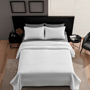 Cobre Leito Matelado Solteiro, Casal e Queen Ultrassonico Colcha Premium 100% Poliéster