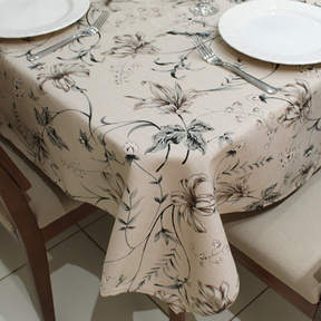 Toalha de Mesa Retangular 6 Lugares Linhão Estampado 2,20m X 1,40m Sala/Jantar