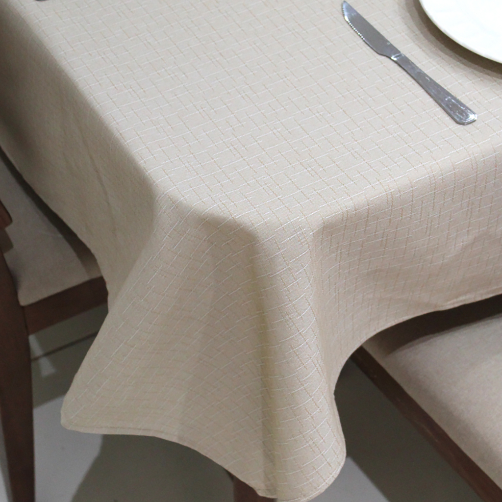 Toalha de Mesa Retangular 6 Lugares Linhão Estampado 2,20m X 1,40m Sala/Jantar
