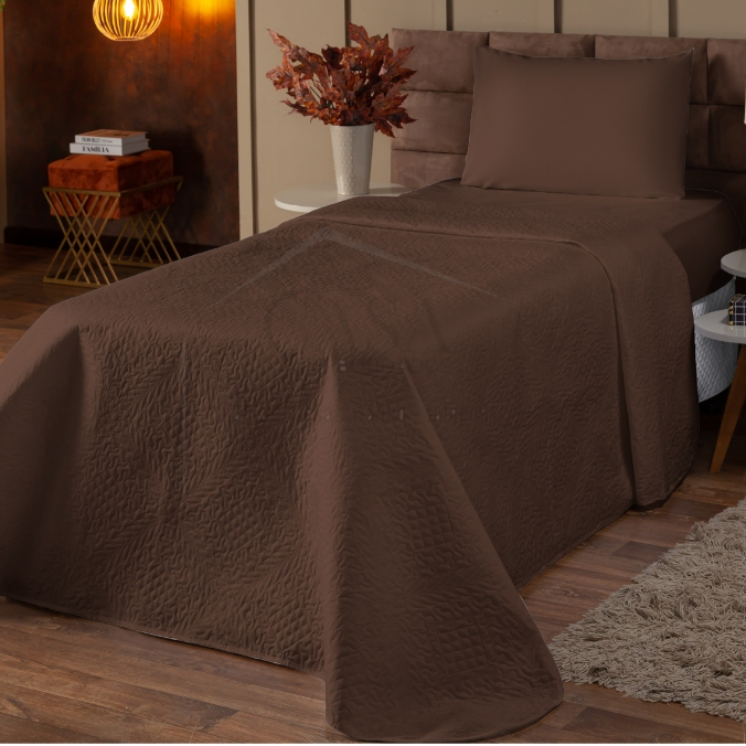 Cobre Leito Solteiro  Fronha 02 Peças Classic