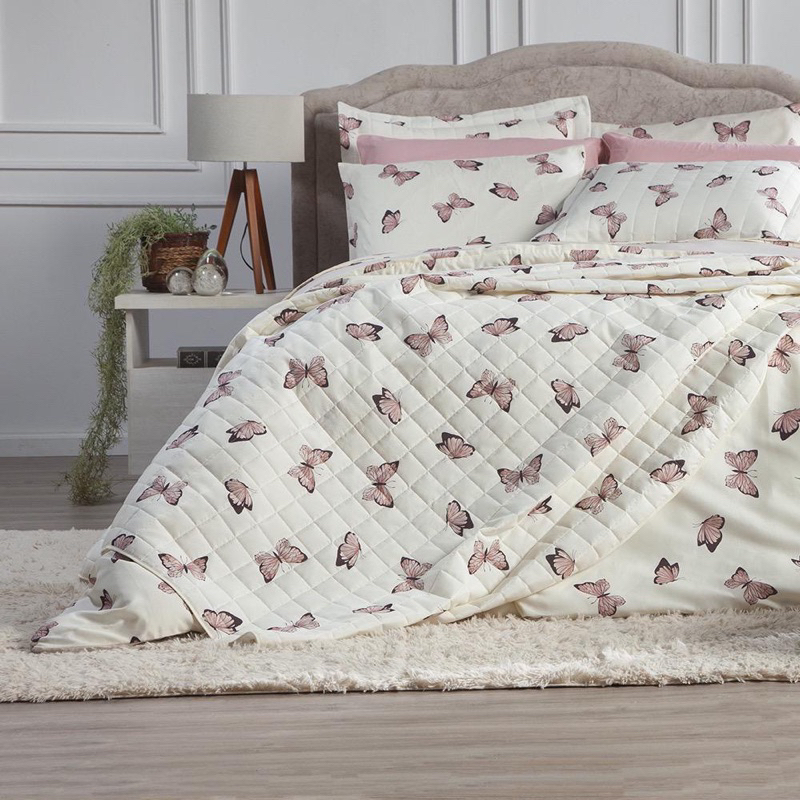 Jogo de Cama Casal 3 Peças Estampado Luxo | Lençol + 2 Fronhas | Toque Macio | Estampas Sortidas Oferta*