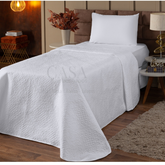 Kit Colcha Cobre Leito Solteiro p/ Cama Box e Fronha 02 pçs