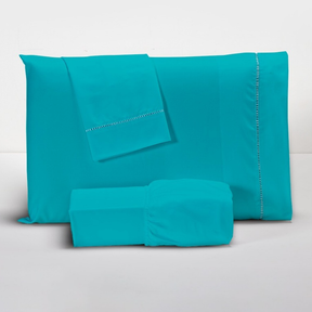 Jogo de Lençol Com 02 e 03 Peças 400 Fios Com Ponto Palito Na Fronha