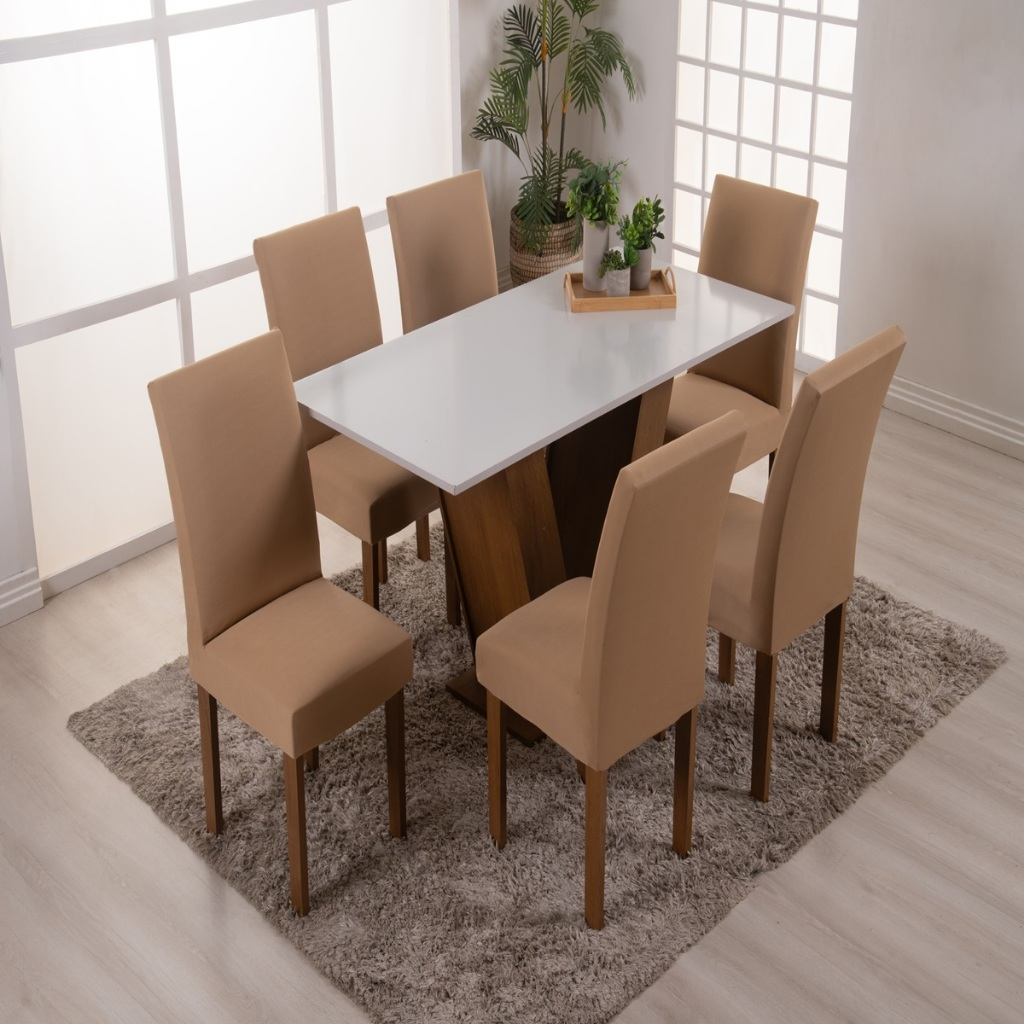 Kit 4 Capas de Cadeira Universal  Elegance