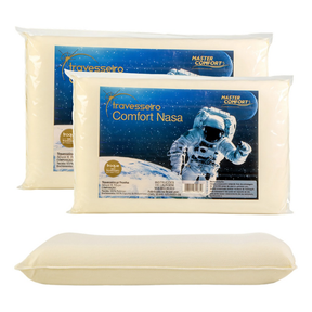 kit 4 e 2 Travesseiro Nasa Para Fronha 70x50cm antiacaro Ortopédico e Anatômico