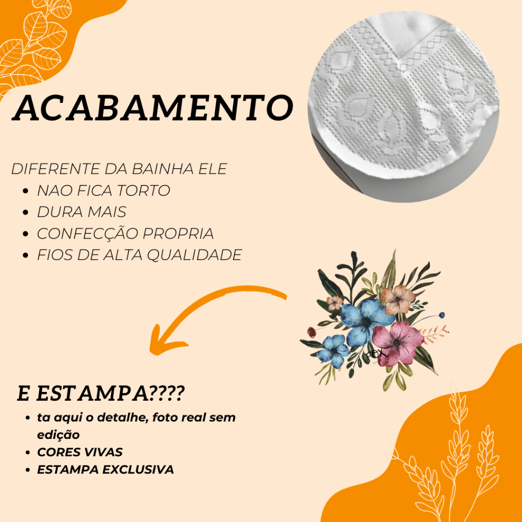 Toalha de mesa renda 4 e 6 cadeiras