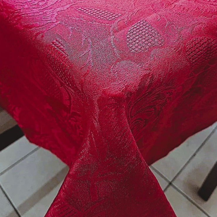Toalha De Mesa 6 Lugares Jacquard Premium