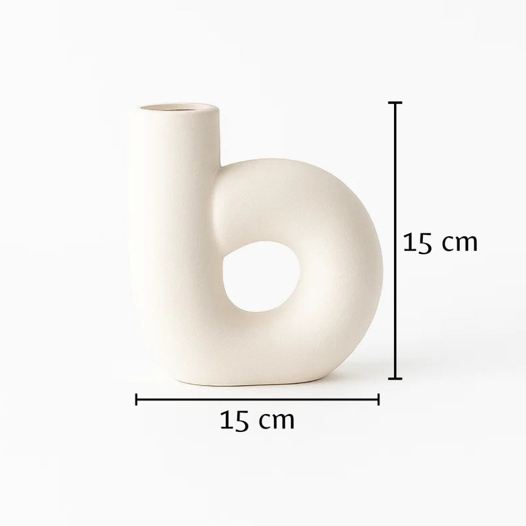 Vaso Decorativo Boho Minimalista Abstrato Decoração Moderno Chic Pequeno Quarto Mesa Escultura