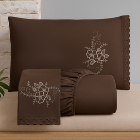 Jogo de Lençol Veneza Cama Queen 3 Peças Dia a Dia