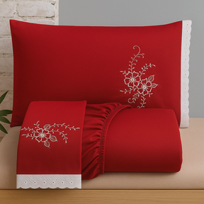 Jogo de Lençol Veneza Cama Queen 3 Peças Dia a Dia