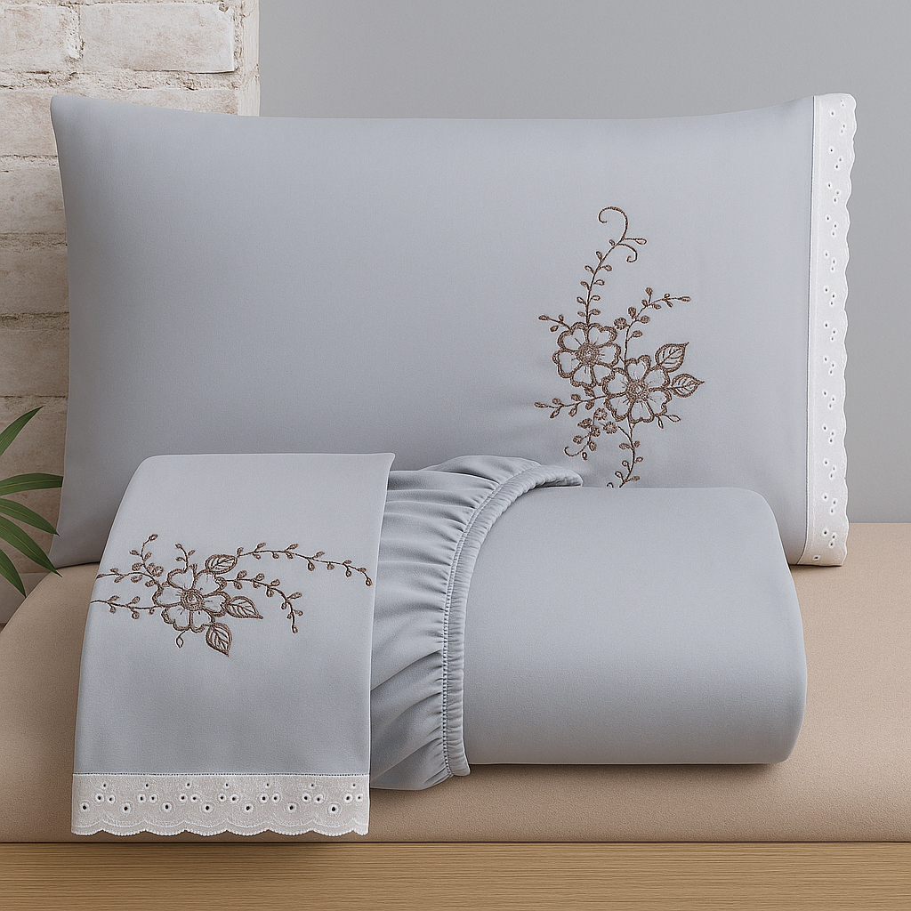 Jogo de Lençol Veneza Cama Queen 3 Peças Dia a Dia