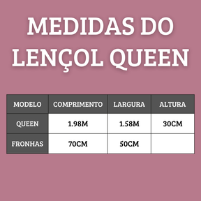 Jogo de Lençol Veneza Cama Queen Com Lese e Bordado 3 Peças para o Dia a Dia Cores