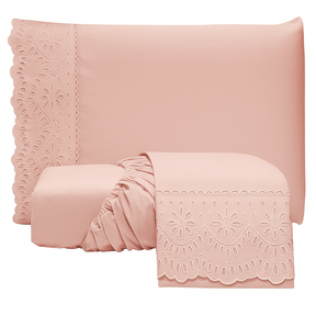 Jogo de Lençol 3 Peças 400 Fios com Elástico Classic Lese