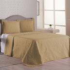 Colcha Cobre Leito Para Cama Casal-Queen-Solteiro Luxo - LE