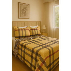 Kit Colcha Cobre Leito Dupla Face 3 Peças Elegance