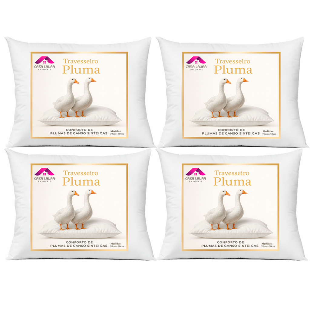 Travesseiro Pluma de Ganso – Hotel Collection