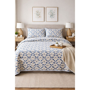 Kit Colcha Cobre Leito Dupla Face 3 Peças Elegance