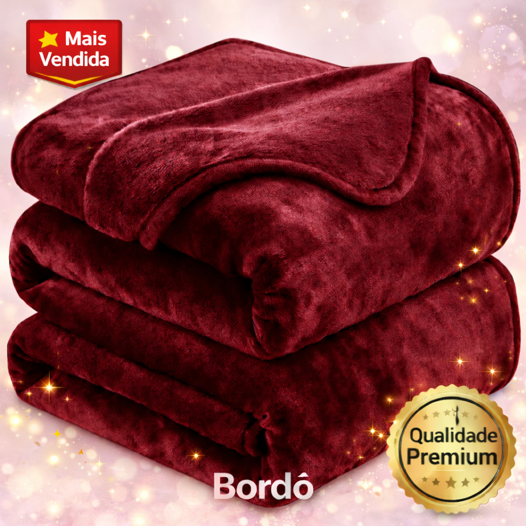 Coberta Manta Microfibra Para Casal Thermo Soft