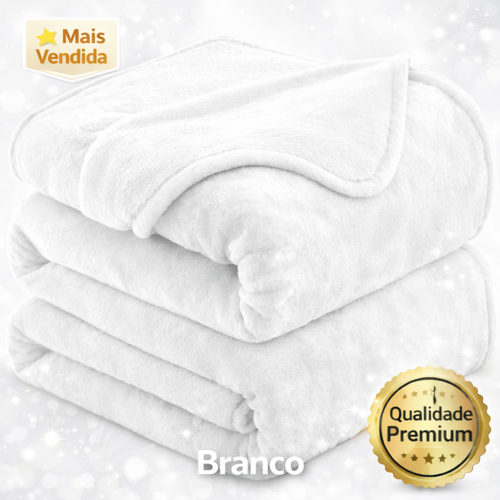 Coberta Manta Microfibra Para Casal Thermo Soft