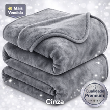 Coberta Manta Microfibra Para Casal Thermo Soft