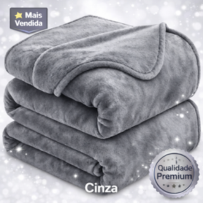 Coberta Manta Microfibra Para Casal Thermo Soft