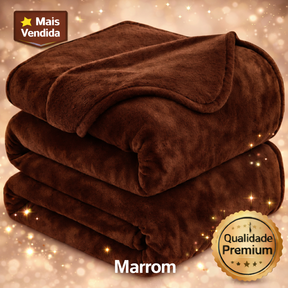 Coberta Manta Microfibra Para Casal Thermo Soft